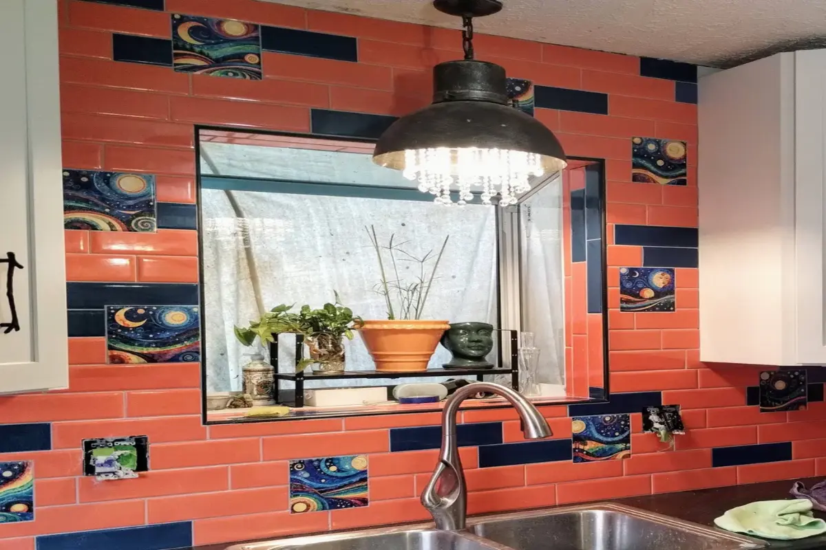 Colored and Designer Subway Tiles